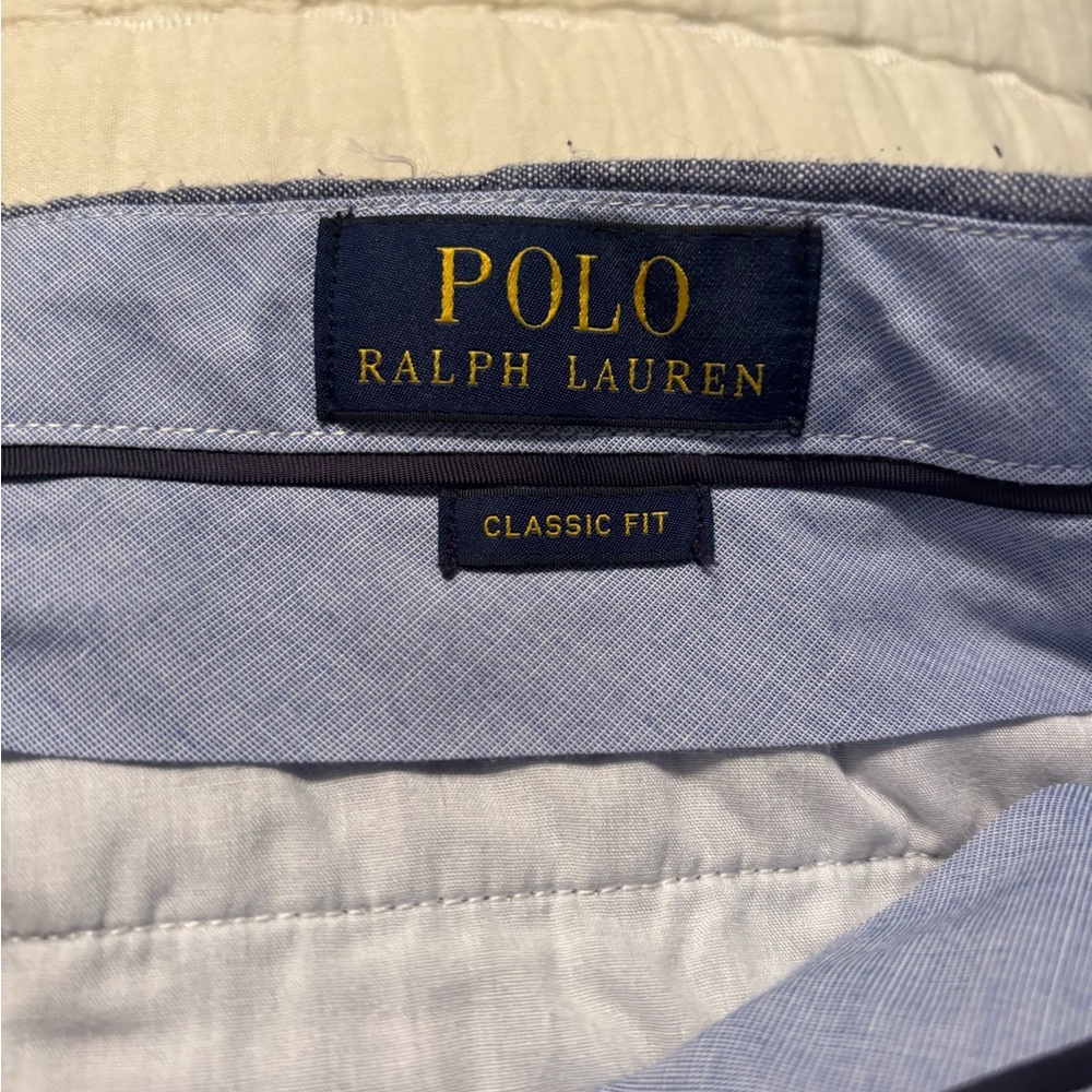 Polo by Ralph Lauren Blue Flat Front Shorts